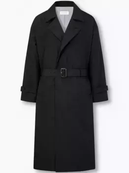 Хлопковый тренчкот Man On The Boon., черный