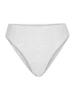 Хлопковый трикотаж Cheeky Tanga Skims, серый