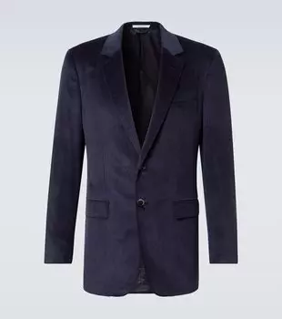 Хлопковый вельветовый блейзер Gabriela Hearst, Dark Navy