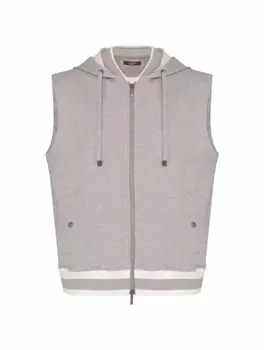 Хлопковый жилет с капюшоном Peserico
