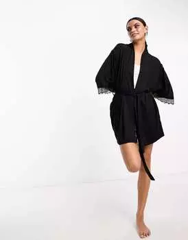 Хлопок: Халат с облегающим поясом и завязками на талии Cotton:On