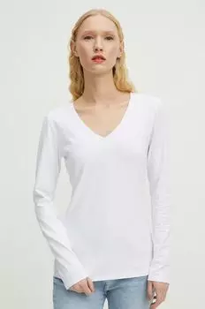 Хлопок с длинным рукавом Medicine, белый