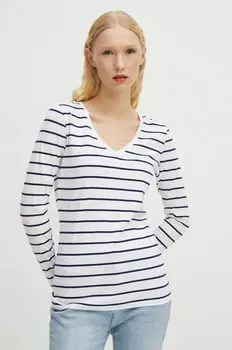 Хлопок с длинным рукавом Medicine, белый