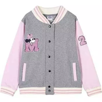 Хлопок Sudadera Con Cremallera Минни Серый Cerda