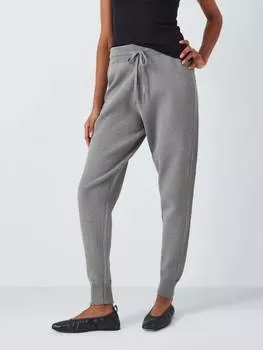 Хлопок трикотажные брюки для бега John Lewis, цвет Grey Marl
