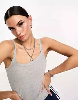 Хлопок: Жилет для отдыха во время сна с круглым вырезом, серый меланж Cotton:On