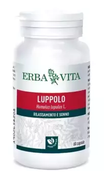 Хмель, 60 капсул, 400 мг, сон и релаксация Erba Vita