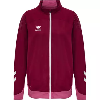 Hml Lead Zip Jacket женская мультиспортивная куртка на молнии HUMMEL, цвет rot