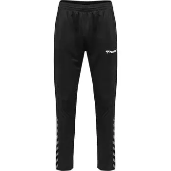 Hmlauthentic Kids Брюки из полиэстера Unisex Kids HUMMEL, черный/черный/белый