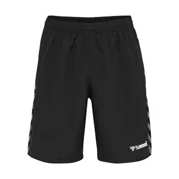 Hmlauthentic Kids Training Short Shorts Unisex Kids HUMMEL, черный/черный/белый
