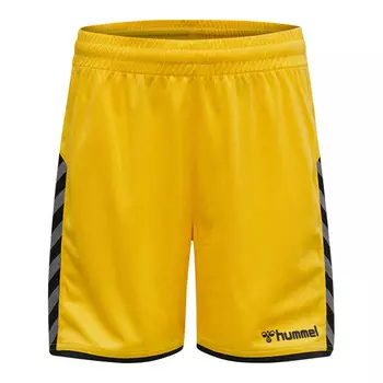 Hmlauthentic шорты унисекс детские мультиспорт с технологией Beecool HUMMEL, цвет orange