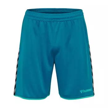 Hmlauthentic шорты унисекс детские мультиспорт с технологией Beecool HUMMEL, цвет blau