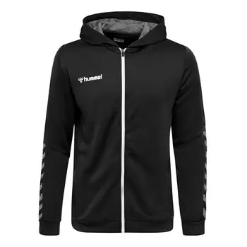 Hmlauthentic толстовка на молнии для детей, унисекс, мультиспорт HUMMEL, цвет schwarz