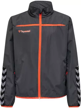 Hmlauthentic Training Jacket Унисекс Детская мультиспортивная куртка Водоотталкивающая HUMMEL, цвет grau