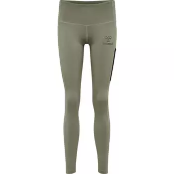Hmlchipo Колготки Леггинсы Женские HUMMEL, кипарис зеленый