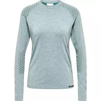 Hmlci Бесшовная футболка для женщин для йоги HUMMEL, цвет blau