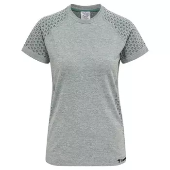 Hmlci Бесшовная футболка для женщин для йоги HUMMEL, цвет blau