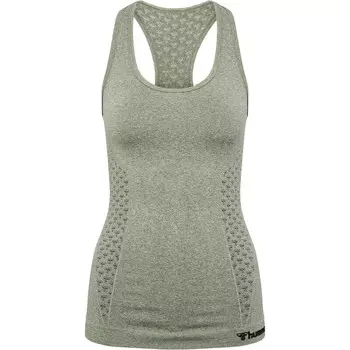 Hmlci Бесшовная женская футболка для йоги HUMMEL, цвет grau