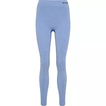 Hmlci Бесшовные колготки со средней талией, женские леггинсы для йоги HUMMEL, цвет blau