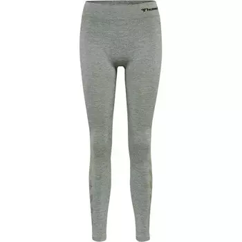 Hmlci Бесшовные колготки со средней талией, женские леггинсы для йоги HUMMEL, цвет gruen