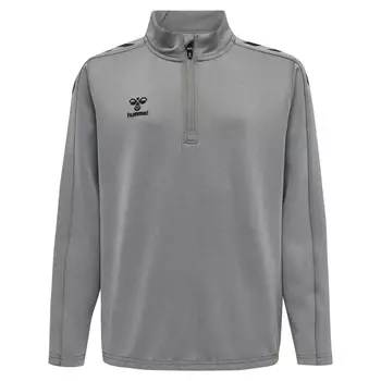 Hmlcore Xk Half Zip Poly Sweat Children Half Zip Sweatshirt HUMMEL, темно-серый