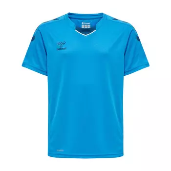 Hmlcore Xk Поли Джерси S/S Kids Джерси S/S Unisex Kids HUMMEL, светло-пурпурный/розовый/розовый