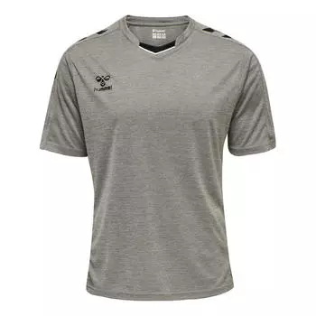 Hmlcore Xk Poly Jersey S/S Джерси S/S Мужчины HUMMEL, темно-серый/светло-серый/светло-серый