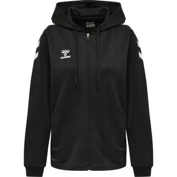 Hmlcore Xk Poly Zip Hood Sweat Woman Hoodie Women HUMMEL, черный