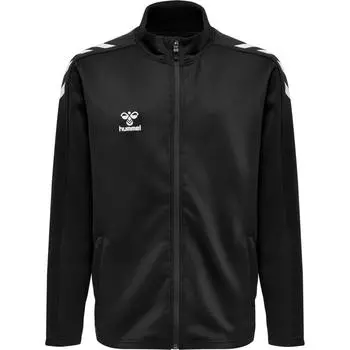 Hmlcore Xk Poly Zip Sweat Kids Zipper Jacket Unisex Kids HUMMEL, черный