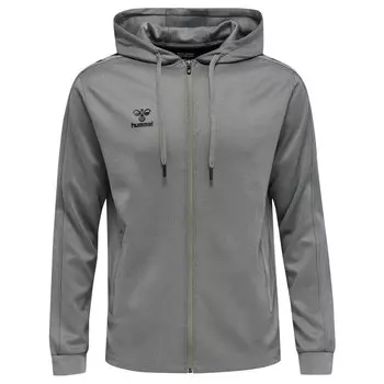 Hmlcore Xk Zip Hood Sweat Multisport Толстовка HUMMEL, цвет grau