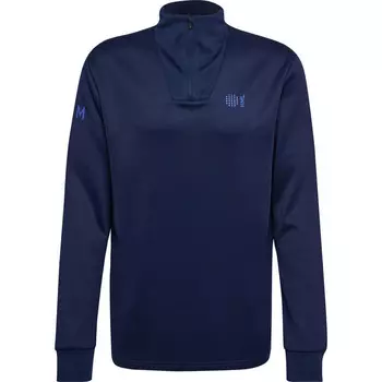 Hmlcourt Мужская толстовка для тенниса с короткой молнией и половиной молнии HUMMEL, цвет blau
