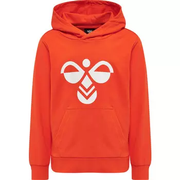 Hmlcuatro Толстовка унисекс для детей Athleisure из органического хлопка с переработанным полиэстером HUMMEL, цвет rot