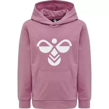 Hmlcuatro Толстовка унисекс для детей Athleisure из органического хлопка с переработанным полиэстером HUMMEL, цвет rosa