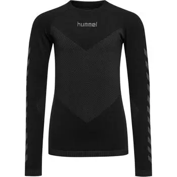 Hmlfirst Бесшовные детские джерси L/S Джерси S/S Unisex Kids HUMMEL, черный