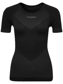 Hmlfirst Бесшовные детские джерси S/S Джерси S/S Unisex Kids HUMMEL, черный