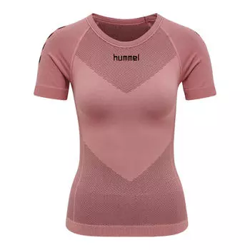 Hmlfirst бесшовный трикотаж S/S Woman Женский трикотаж S/S женский HUMMEL, герань розовая