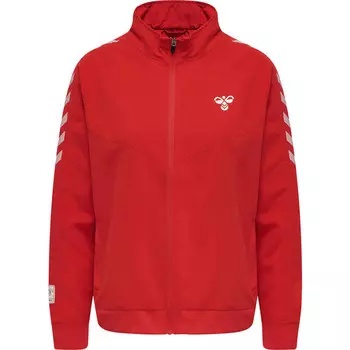 Hmlgg12 Track Jacket Женская мультиспортивная куртка из переработанного полиэстера HUMMEL, цвет rot