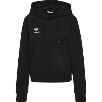 Hmlgo 2.0 Толстовка женская мультиспортивная из органического хлопка HUMMEL, цвет schwarz
