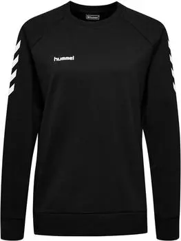 Hmlgo хлопковая толстовка женская толстовка женская HUMMEL, черный