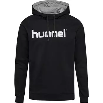 Hmlgo Logo Hoodie Мужская мультиспортивная толстовка с капюшоном HUMMEL, цвет schwarz