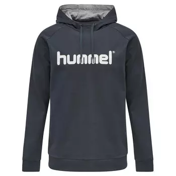 Hmlgo Logo Hoodie Мужская мультиспортивная толстовка с капюшоном HUMMEL, цвет schwarz
