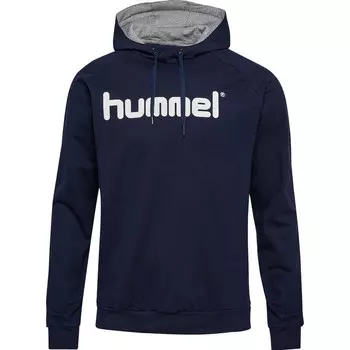 Hmlgo Logo Hoodie Мужская мультиспортивная толстовка с капюшоном HUMMEL, цвет blau