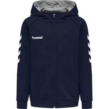 Hmlgo Zip Hoodie Детская мультиспортивная толстовка унисекс с капюшоном HUMMEL, цвет blau