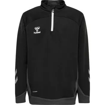 Толстовка с короткой молнией для детей Hummel Hmllead Unisex, черный