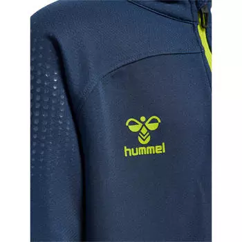 Hmllead Half Zip Kids Толстовка с короткой молнией унисекс для детей HUMMEL, темно-синий/темно-синий/темно-синий