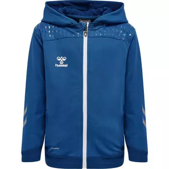 Hmllead толстовка на молнии унисекс для детей Футбол HUMMEL, цвет blau