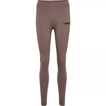 Hmllegacy Колготки с высокой талией Женские спортивные леггинсы для отдыха HUMMEL, цвет braun