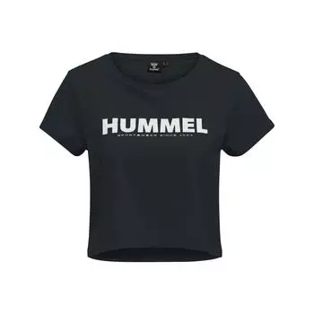 Hmllegacy Woman Укороченная футболка Футболка S/S Ladies HUMMEL, черный