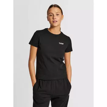 Hmllgc Kristy Короткая футболка женская для спорта и отдыха HUMMEL, цвет schwarz