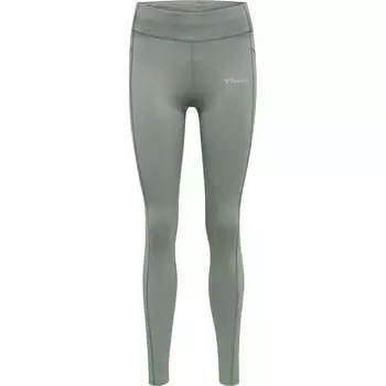 Hmlmt Chipo Женские леггинсы для йоги со средней талией и технологией Beecool HUMMEL, цвет grau